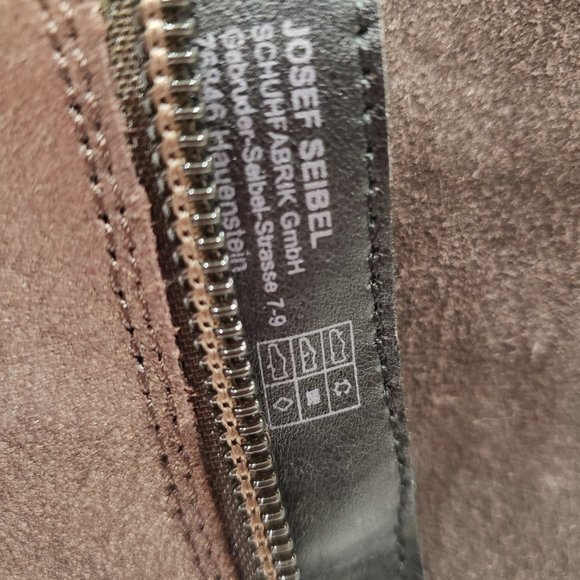 Romika Womens boots metallic brown suede studs size 11 / 42 NEW no box side zip - Picture 5 of 6